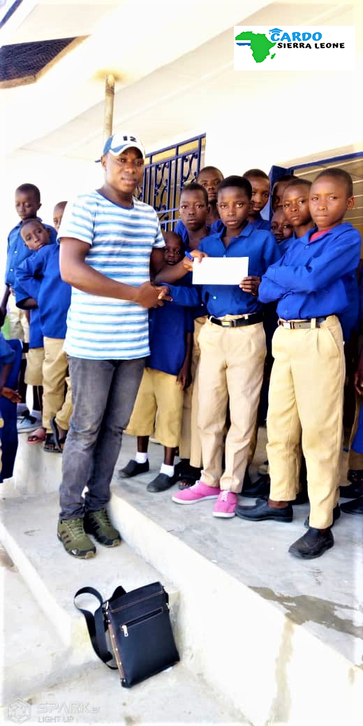 Distribution of scholarships to winners